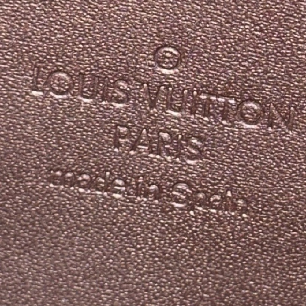 Authentic Louis Vuitton Vernis Continental Long Zip Wallet in Aubergine Purple - Picture 16 of 16